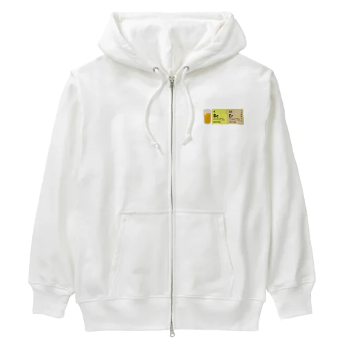 ビール Heavyweight Zip Hoodie