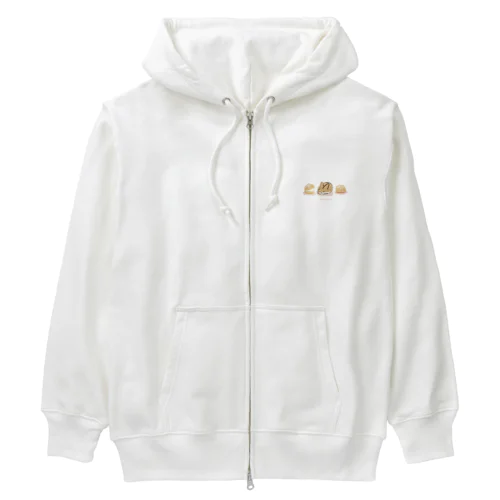 シュークリームうさぎ Heavyweight Zip Hoodie