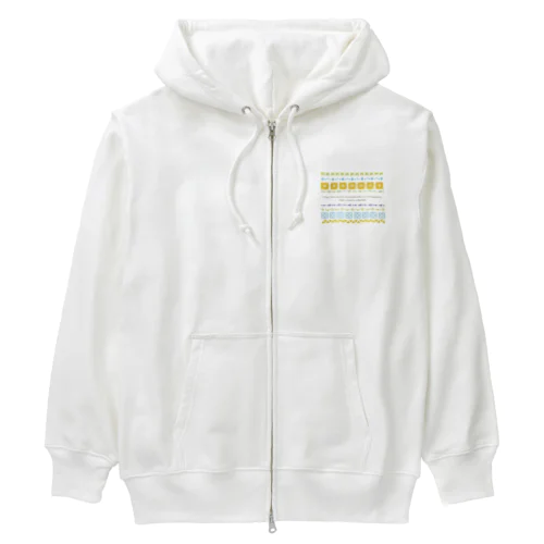 ハジチに願いをこめて Heavyweight Zip Hoodie