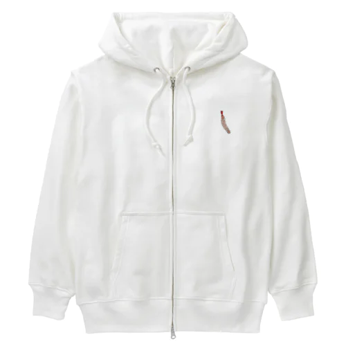 うちのかみさんが描いたエビフライ Heavyweight Zip Hoodie