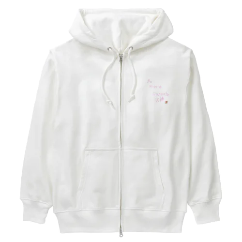 No more スイーツ泥棒 Heavyweight Zip Hoodie