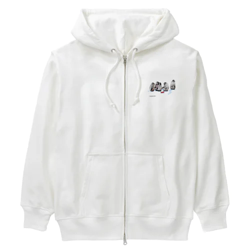 そらふぐ　むくむくぺんぎん Heavyweight Zip Hoodie