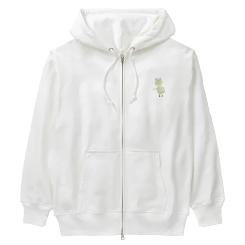 ふーちゃんのクマ Heavyweight Zip Hoodie