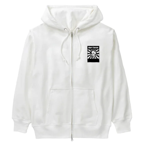 アルベルト・アインシュタイン Albert Einstein Heavyweight Zip Hoodie