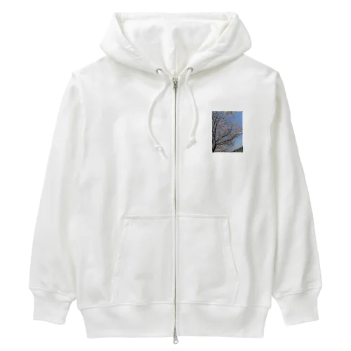 近所の桜 Heavyweight Zip Hoodie