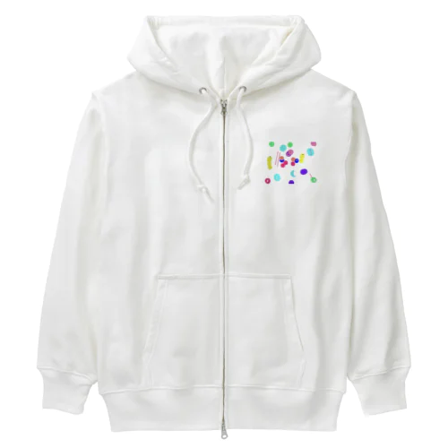 スーパーボール Heavyweight Zip Hoodie