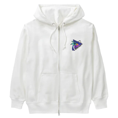 レトロウェイブなうさぎ Heavyweight Zip Hoodie