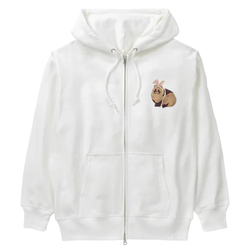 うさたぬき Heavyweight Zip Hoodie