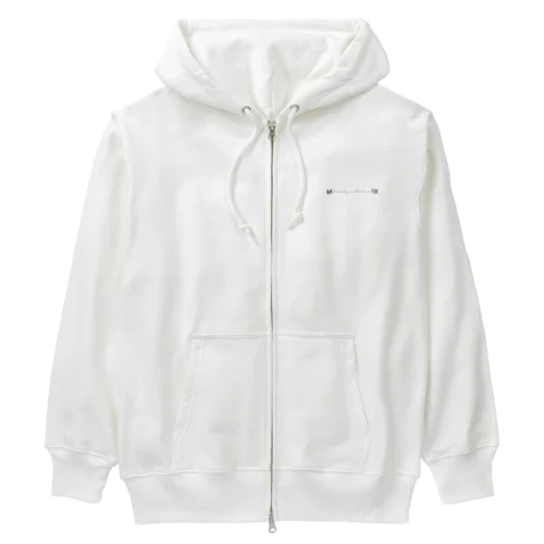 お昼寝ネコちゃん　lovely meltchan Heavyweight Zip Hoodie