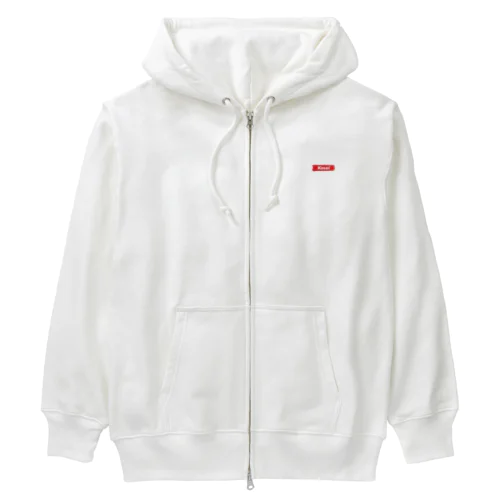 湖西市 ｜普段づかいできるご当地グッズ｜ブラシボックスロゴ Heavyweight Zip Hoodie