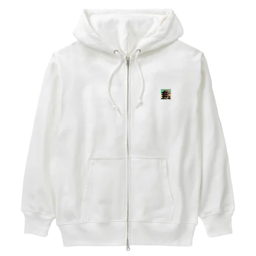 Vinatge Japanと日本文化愛好家 Heavyweight Zip Hoodie