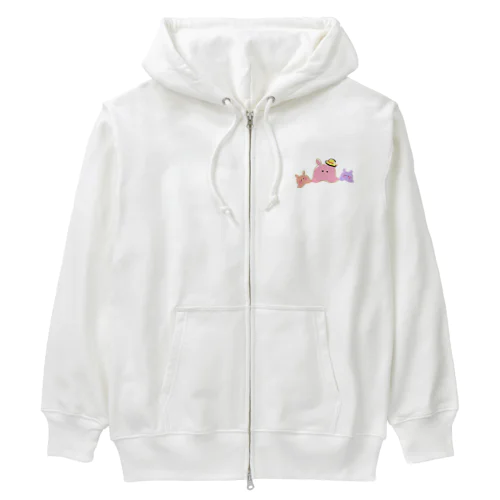 メンダコちゃん ファミリー Heavyweight Zip Hoodie