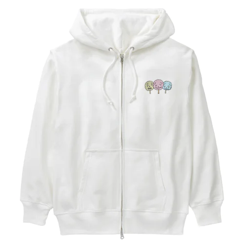 ドクロ風味な綿菓子 Heavyweight Zip Hoodie