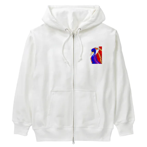 不死鳥アート  幻想世界 Heavyweight Zip Hoodie