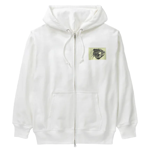 小心者のヤドカリ Heavyweight Zip Hoodie