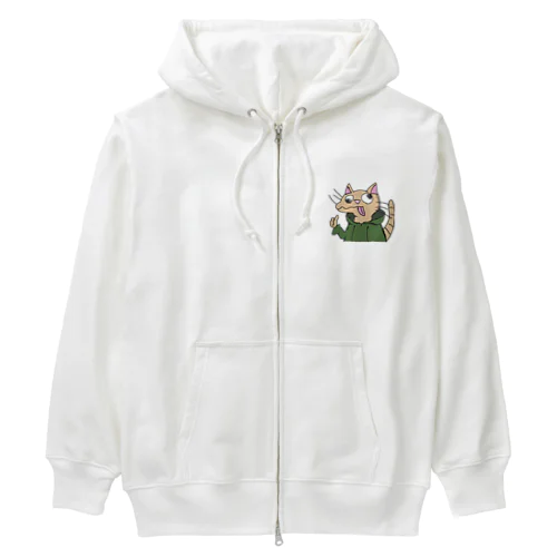 ナマヌルイネコのやつ Heavyweight Zip Hoodie