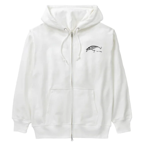 和風Trout Fishing  Heavyweight Zip Hoodie