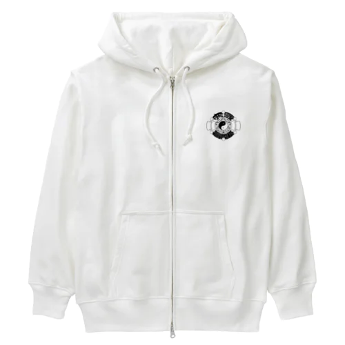 解脱 Heavyweight Zip Hoodie