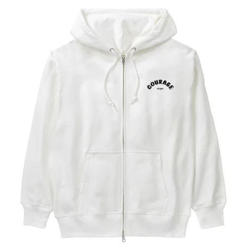 COURAGE to you Heavyweight Zip Hoodie