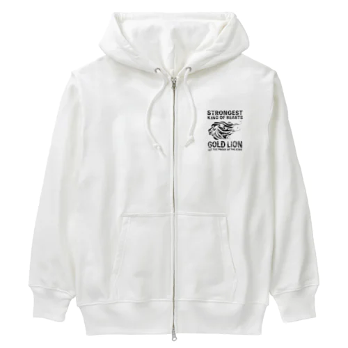 ゴールドライオンロゴ Heavyweight Zip Hoodie