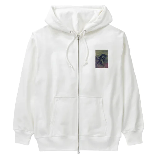 リスボンのワンコさん Heavyweight Zip Hoodie