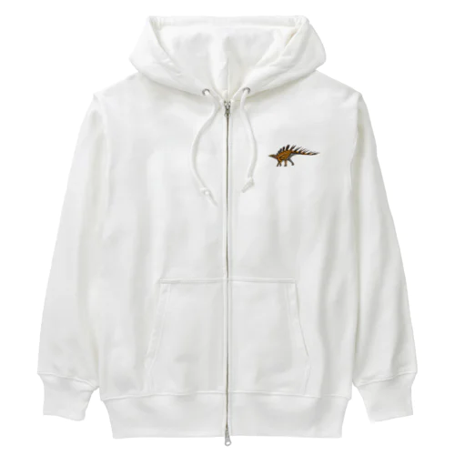 Kentrosaurus　ケントロサウルス（アクリル画） Heavyweight Zip Hoodie