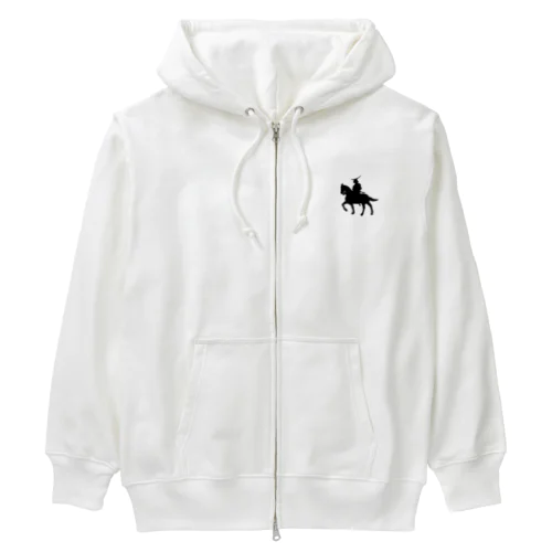 伊達政宗 独眼竜政宗　宮城県 仙台 仙台藩 伊達政宗騎馬像 POLO ポロ Heavyweight Zip Hoodie