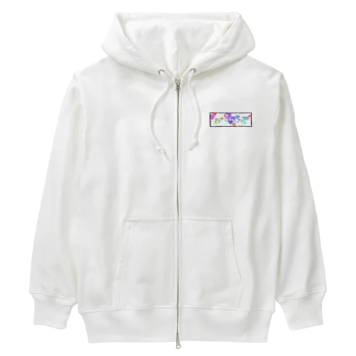 ハートホログラム Heavyweight Zip Hoodie