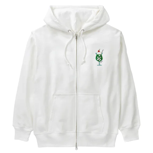 メロンクリームソーダ Heavyweight Zip Hoodie