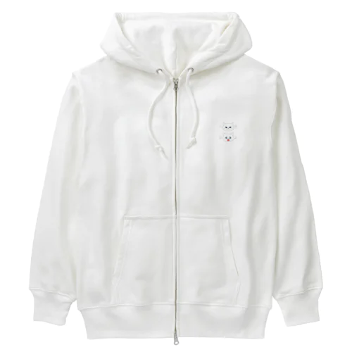 いぬとねこ Heavyweight Zip Hoodie