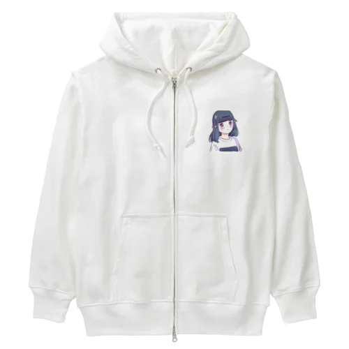 かわいい女の子 Heavyweight Zip Hoodie