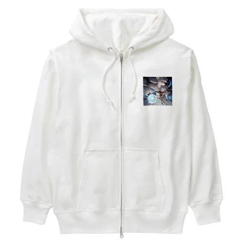 ケモノっ娘魔法使い Heavyweight Zip Hoodie