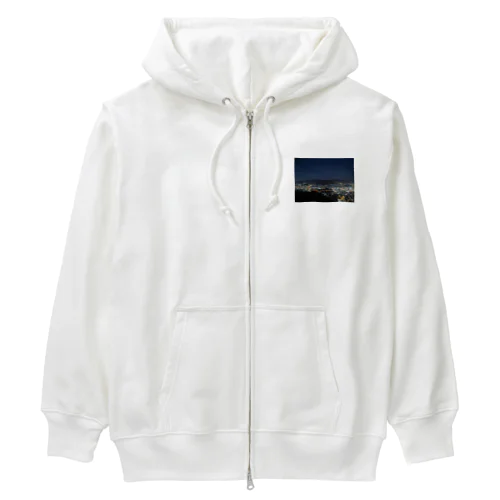 夜景ファッション - エレガントで洗練された夜のスタイル Heavyweight Zip Hoodie