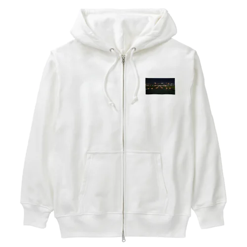 綺麗な夜景 Heavyweight Zip Hoodie