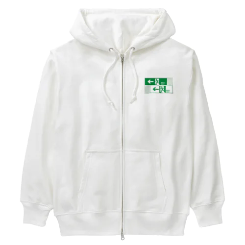 ハザードサイン Heavyweight Zip Hoodie