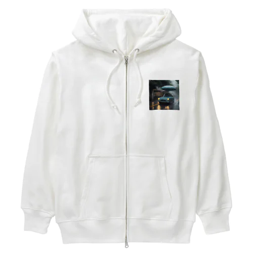 雨車 Heavyweight Zip Hoodie