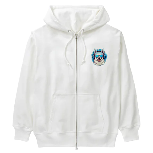 夏楽ハスキー Heavyweight Zip Hoodie