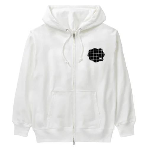 模様うさぎ Heavyweight Zip Hoodie