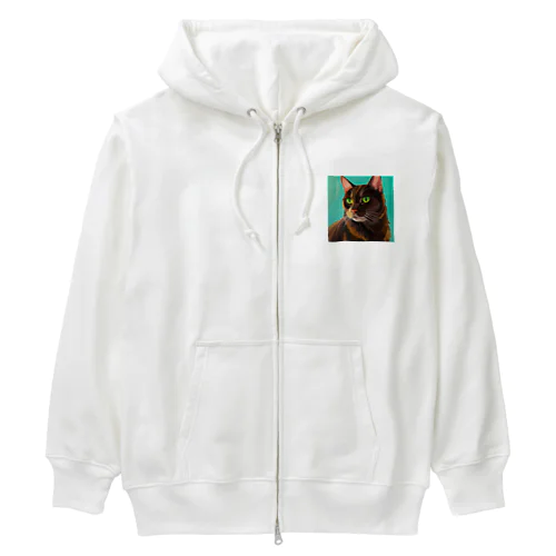 ハバナブラウン Heavyweight Zip Hoodie