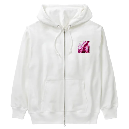 ピンクの旋律 Heavyweight Zip Hoodie