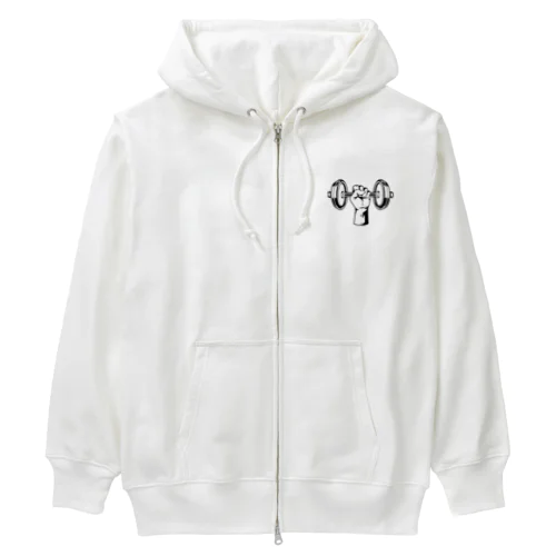 筋トレ中 Heavyweight Zip Hoodie