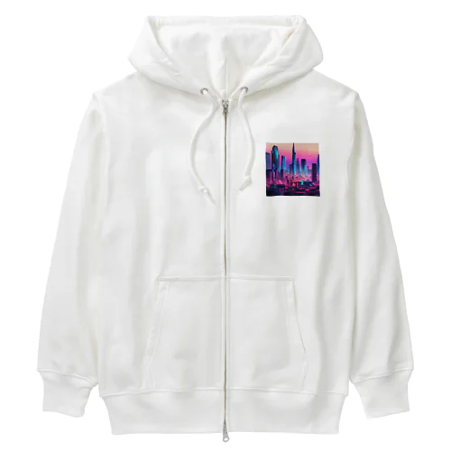 未来都市の視線　～Gaze of the Future City～ Heavyweight Zip Hoodie