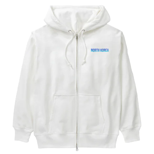 北朝鮮 ロゴブルー Heavyweight Zip Hoodie