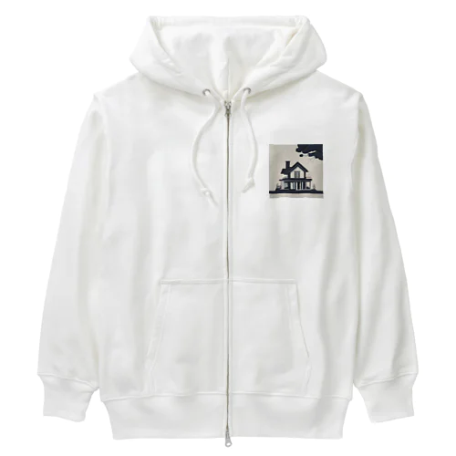 おしゃれな家のイラストグッズ Heavyweight Zip Hoodie