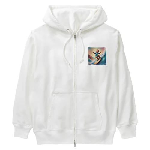 Baby surf Heavyweight Zip Hoodie