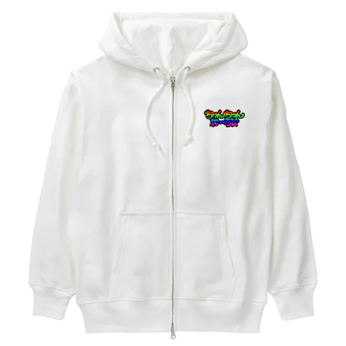 ちゅんちゅんわーるど絵文字 Heavyweight Zip Hoodie