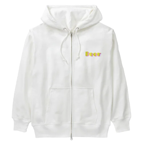 ビール_POP(透過) Heavyweight Zip Hoodie