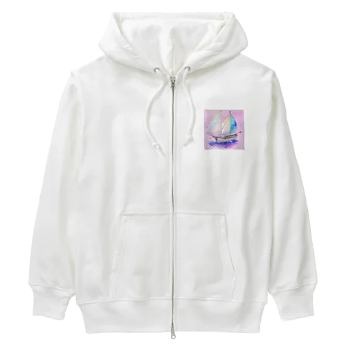 帆船 Heavyweight Zip Hoodie