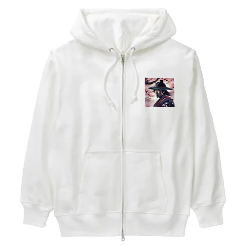 桜とサムライ Heavyweight Zip Hoodie