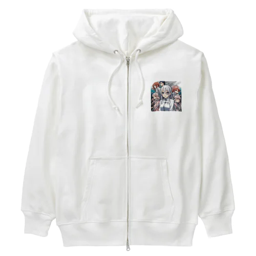 美少女リーダーグッズ Heavyweight Zip Hoodie